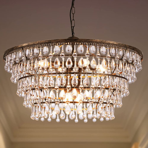 Rosdorf Park 7 Light Dimmable Tiered Chandelier Wayfair